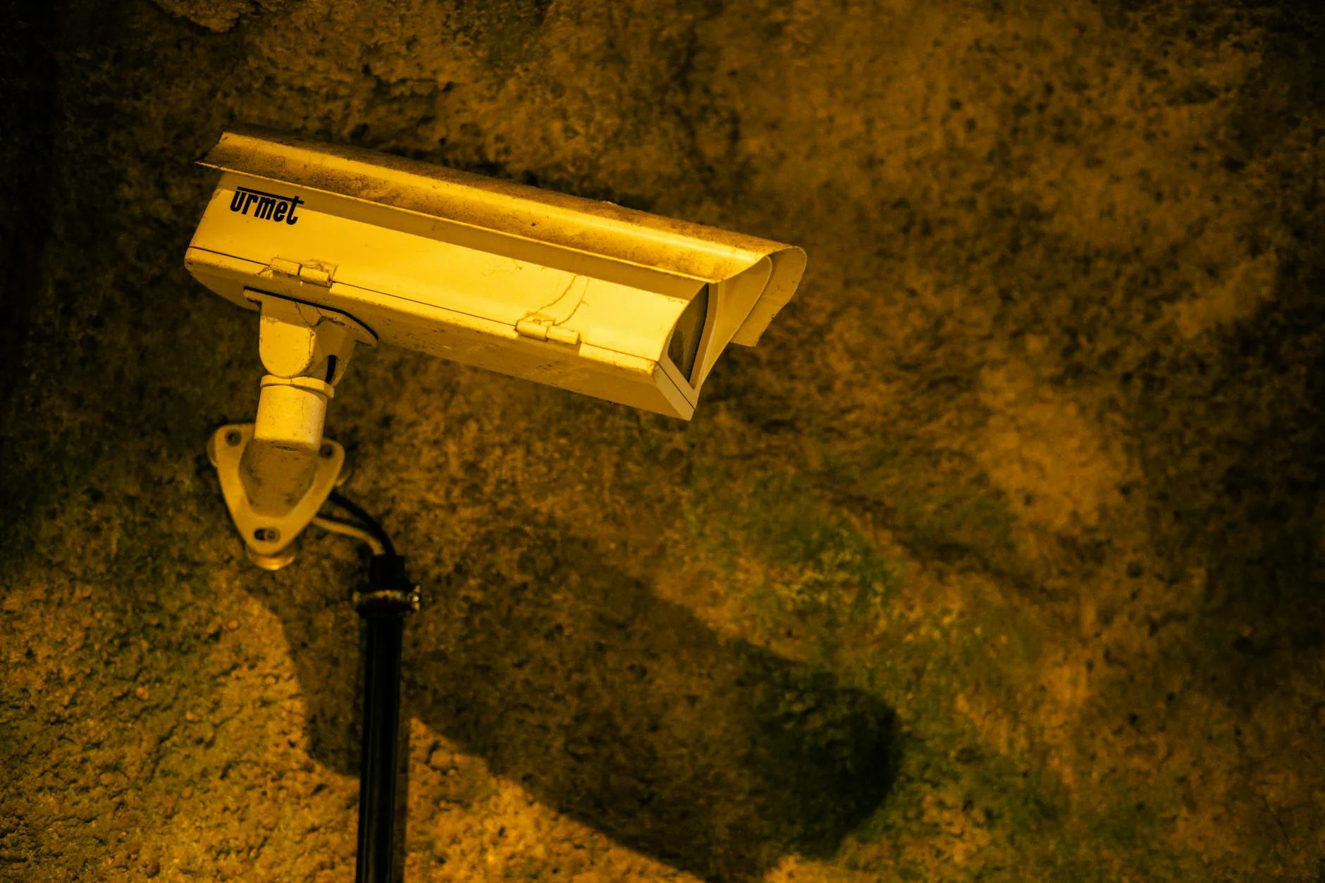 Security camera with night vision infrared illumination